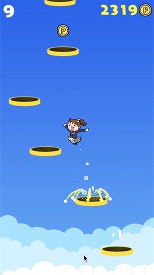 跳上天空的女孩手游下载-跳上天空的女孩安卓破解版下载v2.2.1 无限金币版
